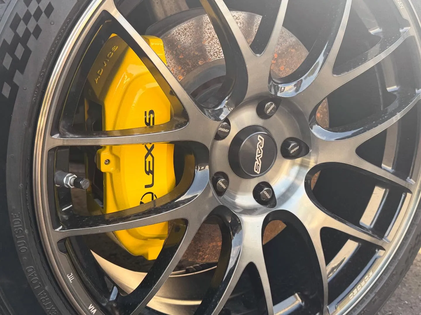 ホームページ問い合わせよりキャリパー塗装作業ご依頼いただきま...