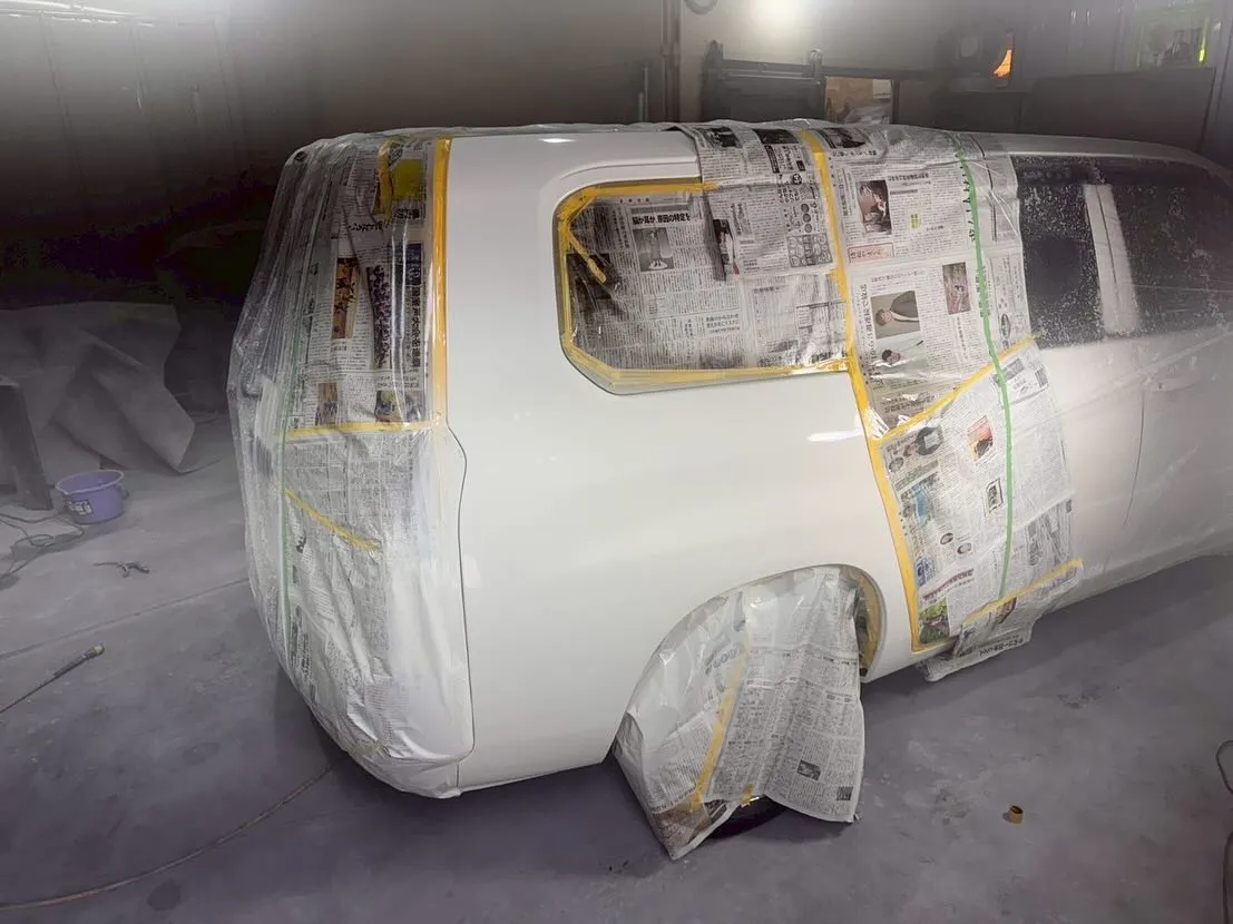 プロボックスハイブリッドの板金修理させて頂きました😊