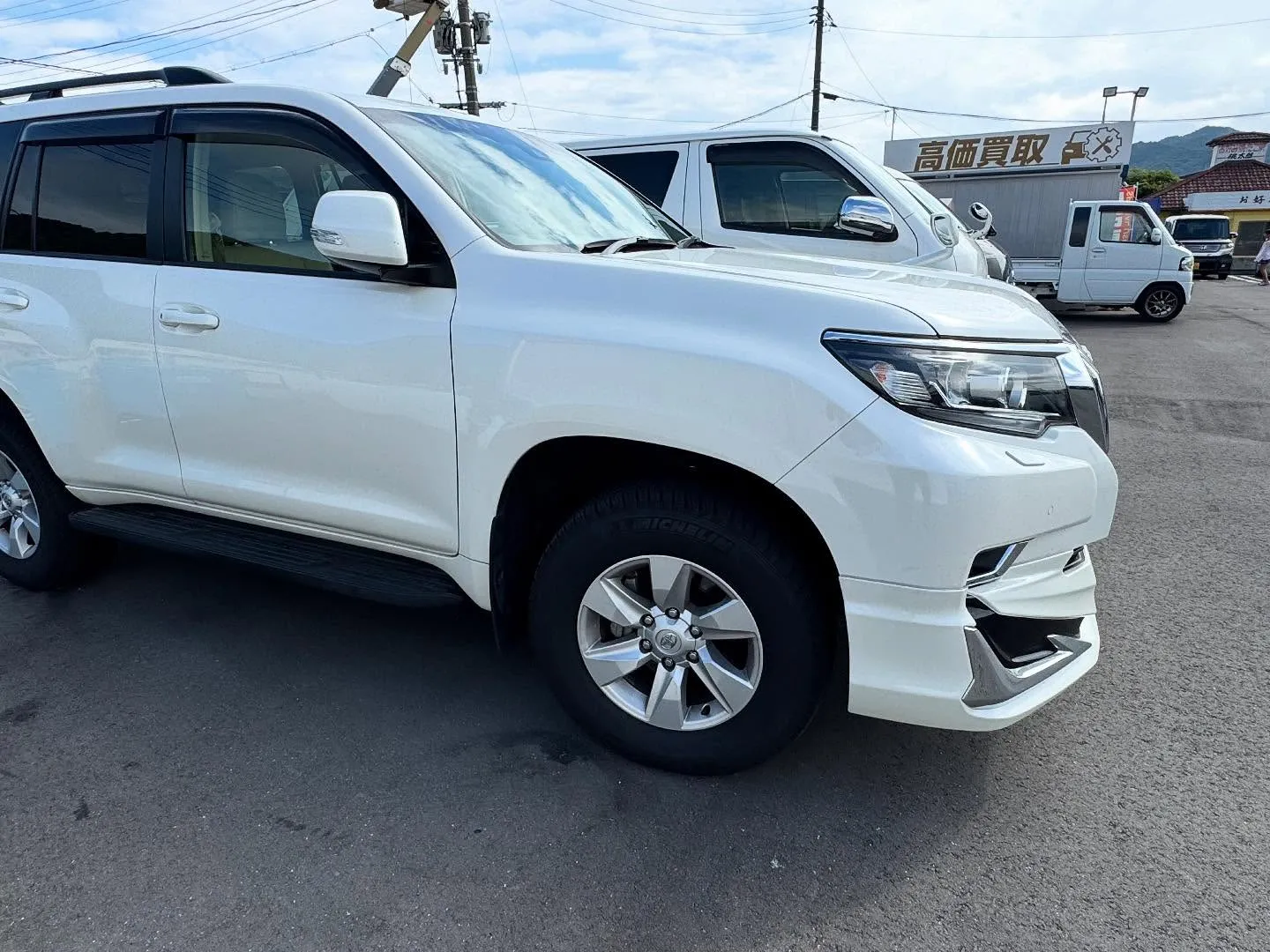 いつもお世話になっている会社の社長からプラドの買取後商談いた...