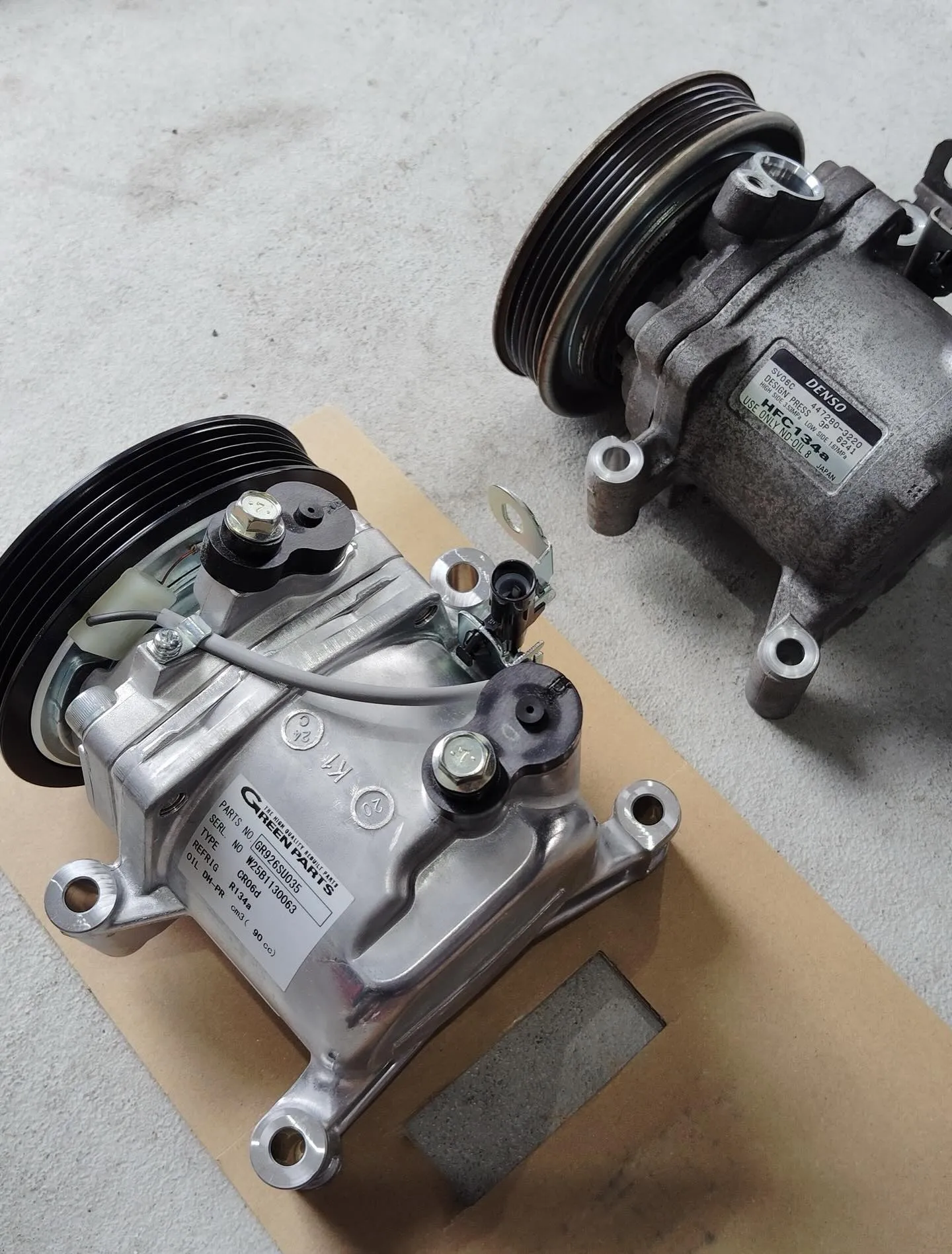 日産モコ エアコン修理させて頂きました😊