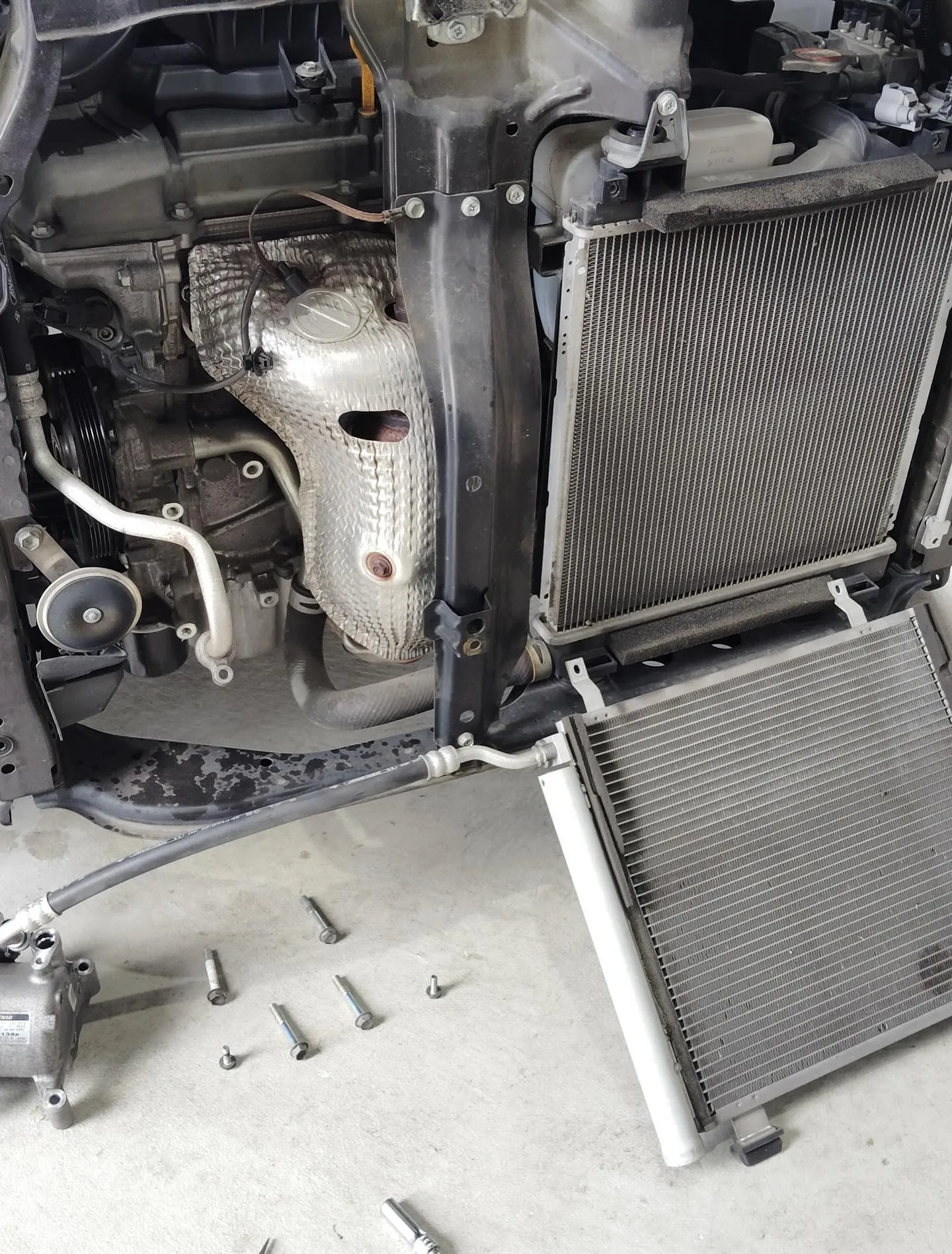 日産モコ エアコン修理させて頂きました😊